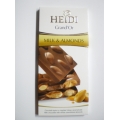 Heidi ciocolata lapte cu migdale intregi caramelizate 100g 